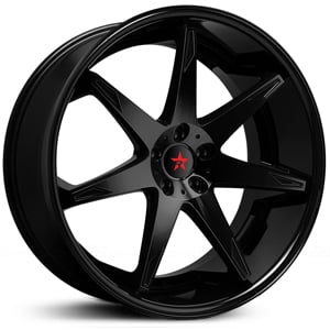 22x9.0 RBP 7-GAUGE Full Glossy Black MID