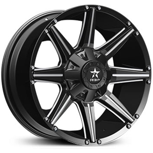 20X9.0 RBP 98-R Glossy Black W/CNC Grooves RWD