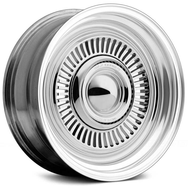 17x9 American Racing Max Grundy VN478 Turbine Chrome Center Polished Rim MID