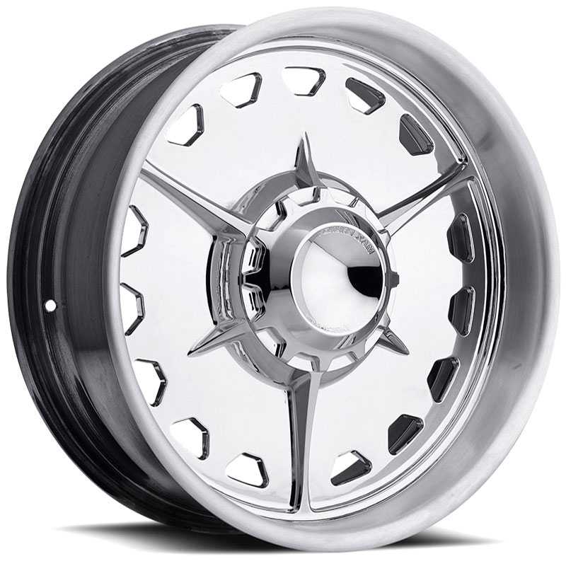 18x8 American Racing Max Grundy VF488 High Luster Polished MID