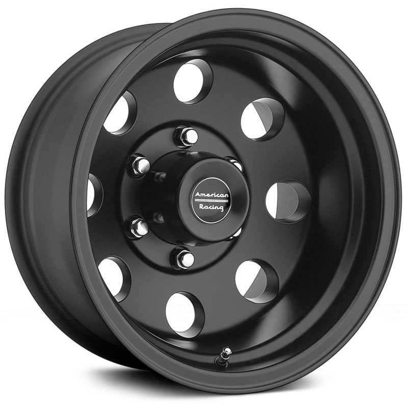 17x8 American Racing AR172 Baja Satin Black RWD