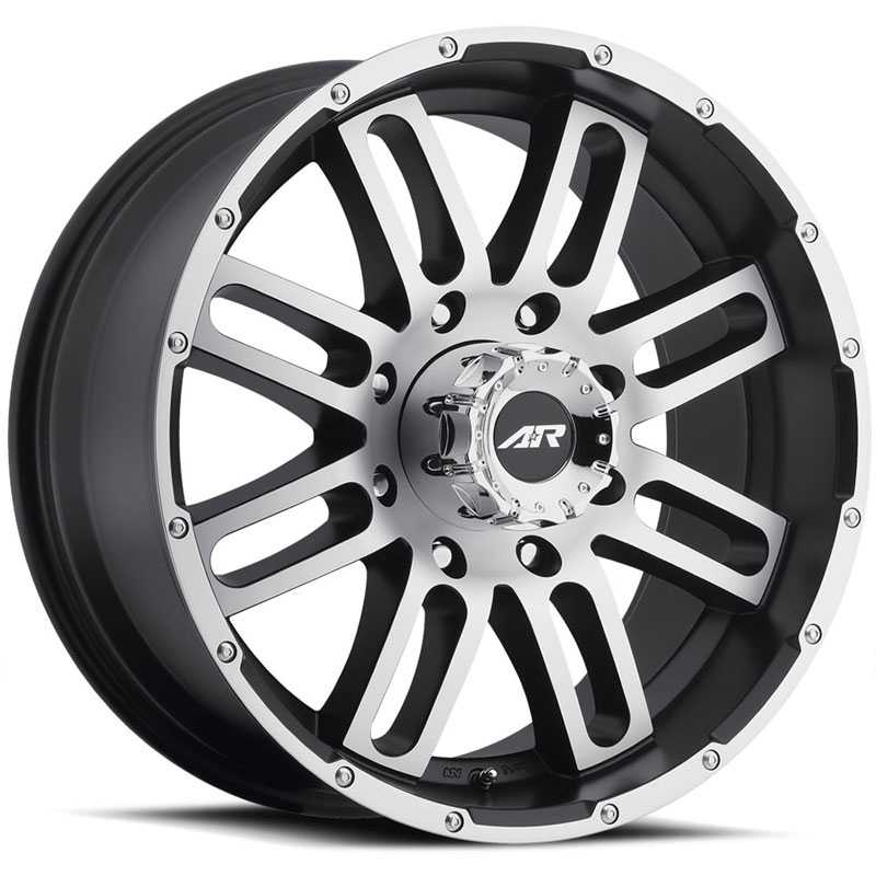 18x9 American Racing AR901 Satin Black Machined RWD