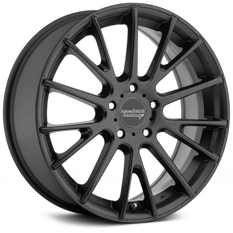 17x7 American Racing AR904 Satin Black HPO