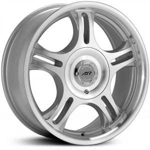 18x8 American Racing AR95T Machined W/ Clear Coat MID