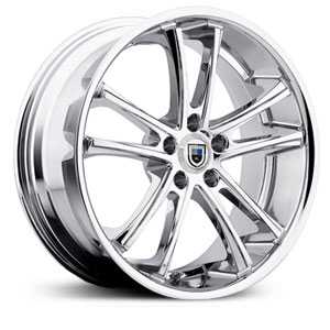 20X10  Asanti Black ABL-1 Chrome RWD