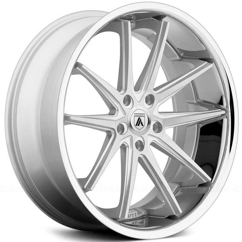 Asanti ABL-5 Silver Machined  W/ SS Lip