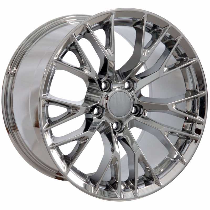 18x10.5 Chevrolet Corvette C7 Z06 (CV22) Style Replica Chrome HPO - 9506441