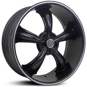 22x9.0 Dcenti DW19A Machined Black RWD