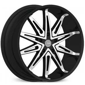 20x8.5 Dcenti DW5A Machined Black HPO