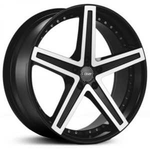 18x8.0 Dcenti DW6A Machined Black HPO