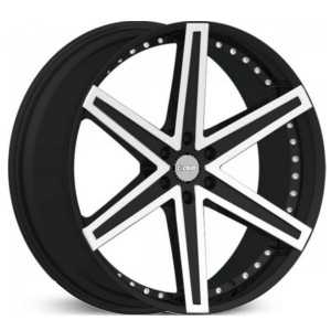 24x9.5 Dcenti DW6B Machined Black MID