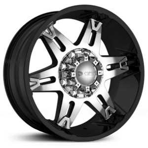 22x10 Dcenti DW902 Black w/ Machined Face RWD