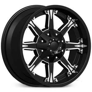 20x9.0 Dcenti DW920 Machined Black RWD