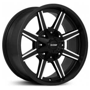 20x9.0 Dcenti DW930 Machined Black RWD