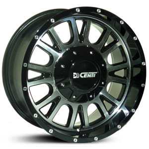 17x9.0 Dcenti DW990 Machined Black REV