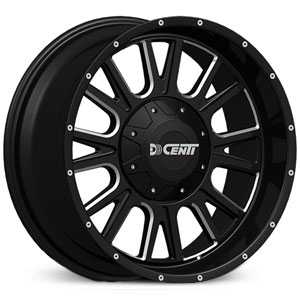 20x9.0 Dcenti DW990 Milled Black REV