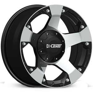18x9.0 Dcenti DW995 Machined Black MID