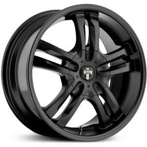 20x8.5 Dub S106 Phase 5 Black Matte MID