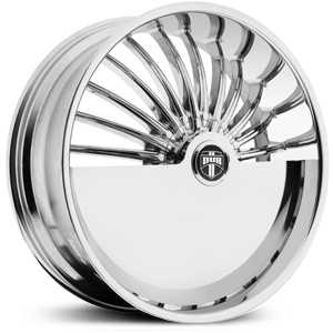 26x9.5 Dub S600 Splitter Skirtz Chrome MID