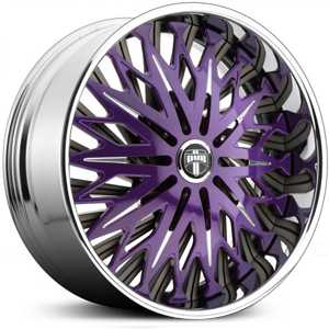 26x10 Dub S714 Savant Spinner Custom Finish RWD
