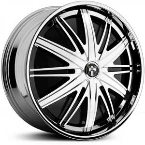 32x10 Dub S722 Staxx Spinner Chrome REV
