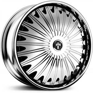 20x8.5 Dub S723 Boogee Spinner Chrome HPO