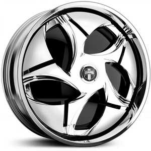 20x8.5 Dub S732 Nunchukka Spinner Chrome HPO