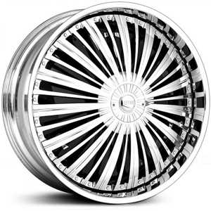 30x10 Dub S794 Showtime Spinner Chrome RWD