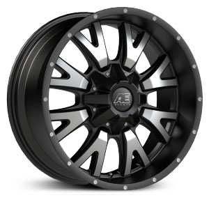 Eagle Alloy Hardrock Series 018 Machined w/ Black Trim and ICE Clear 