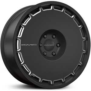 22x9 KMC 689 KM689 Satin Black Milled RWD