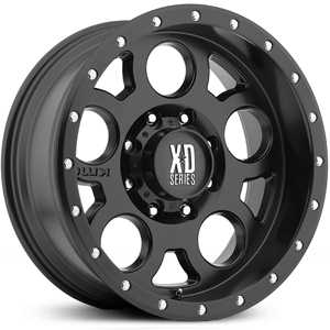 20x10 KMC XD Series XD126 Satin Black REV