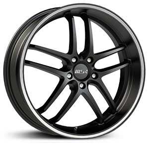 MSR 085 Black with Superfinish Stripe