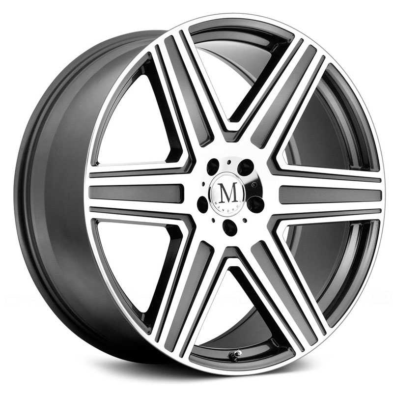 19x9.5 Mandrus Atlas Gunmetal w/ Mirror Cut Face MID