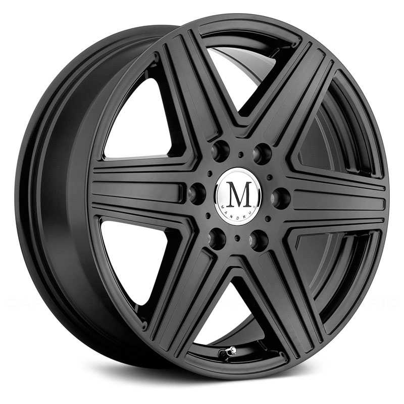 Mandrus Atlas Matte Black 6 Lug