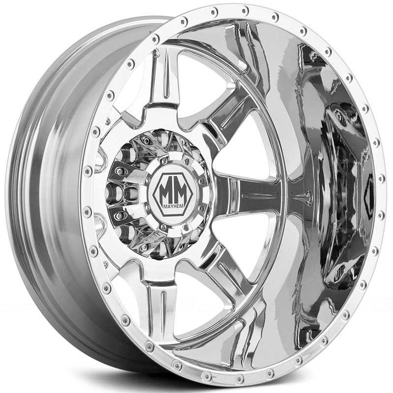 22x8.25 Mayhem Monstir Dually (Rear) 8101 Chrome REV