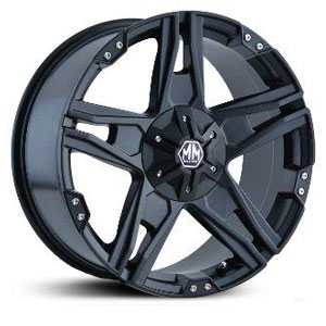 17x8 Mayhem Patriot 8080 Matte Black MID