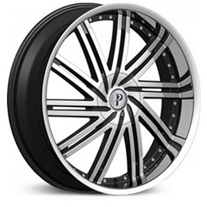 24x9 Phino 012 TKO Black Machined RWD