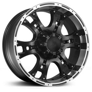 18x9 Phino 158M Machined Face & Lip Stripe RWD