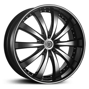 20x8.5 Phino 168A Machined Face & Lip Stripe HPO