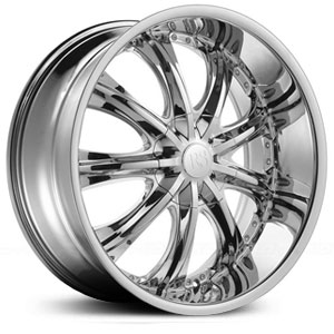 28x10 Red Sport RSW 33 Chrome MID