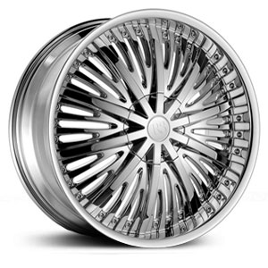 24x9.5 Red Sport RSW 66 Chrome RWD