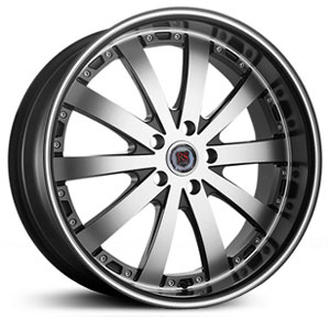 20x8.5 Red Sport RSW 77A Machine Face No Lip HPO