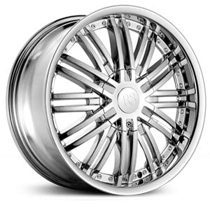 20x7.5 Red Sport RSW 99 Chrome MID