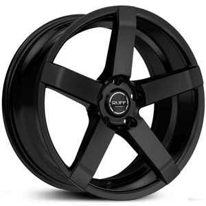 20X8.5 Ruff Racing R956 All Satin Black RWD