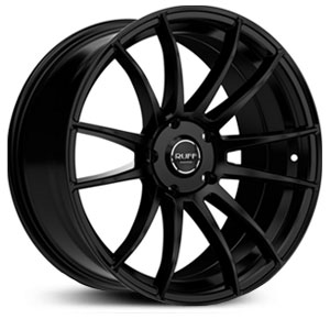 18X8.5 Ruff Racing R959 Full Satin Black HPO
