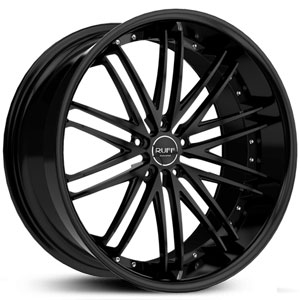 20x8.5 Ruff Racing R980 Satin Black MID