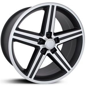 18x8.5 SIK 051 Black Machined RWD