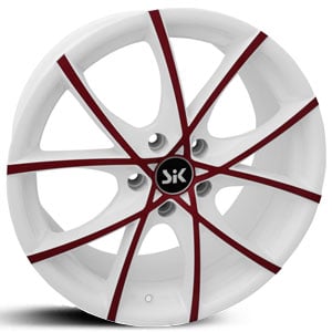 SIK 56 White w/ Red Accents 