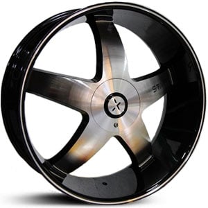 24x9.5 Starr 223 Ohio Machined Black MID