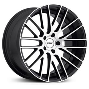 20X10.5 TSW Parabolica Matte Black W/Matte Machine Face MID